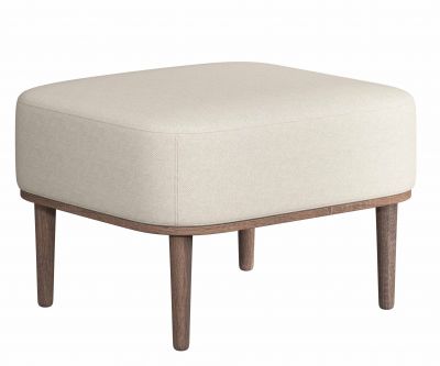 Serena Lounge Chair fauteuil chêne teinté foncé novoform Sweet Vanilla