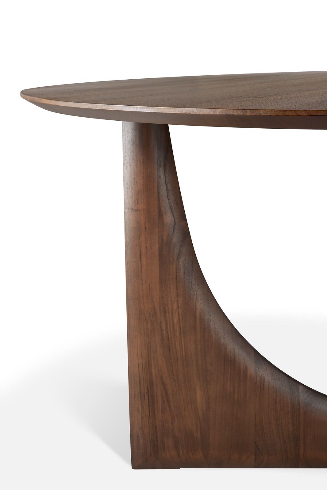 Geometric Table teck marron Ø150 cm Ethnicraft