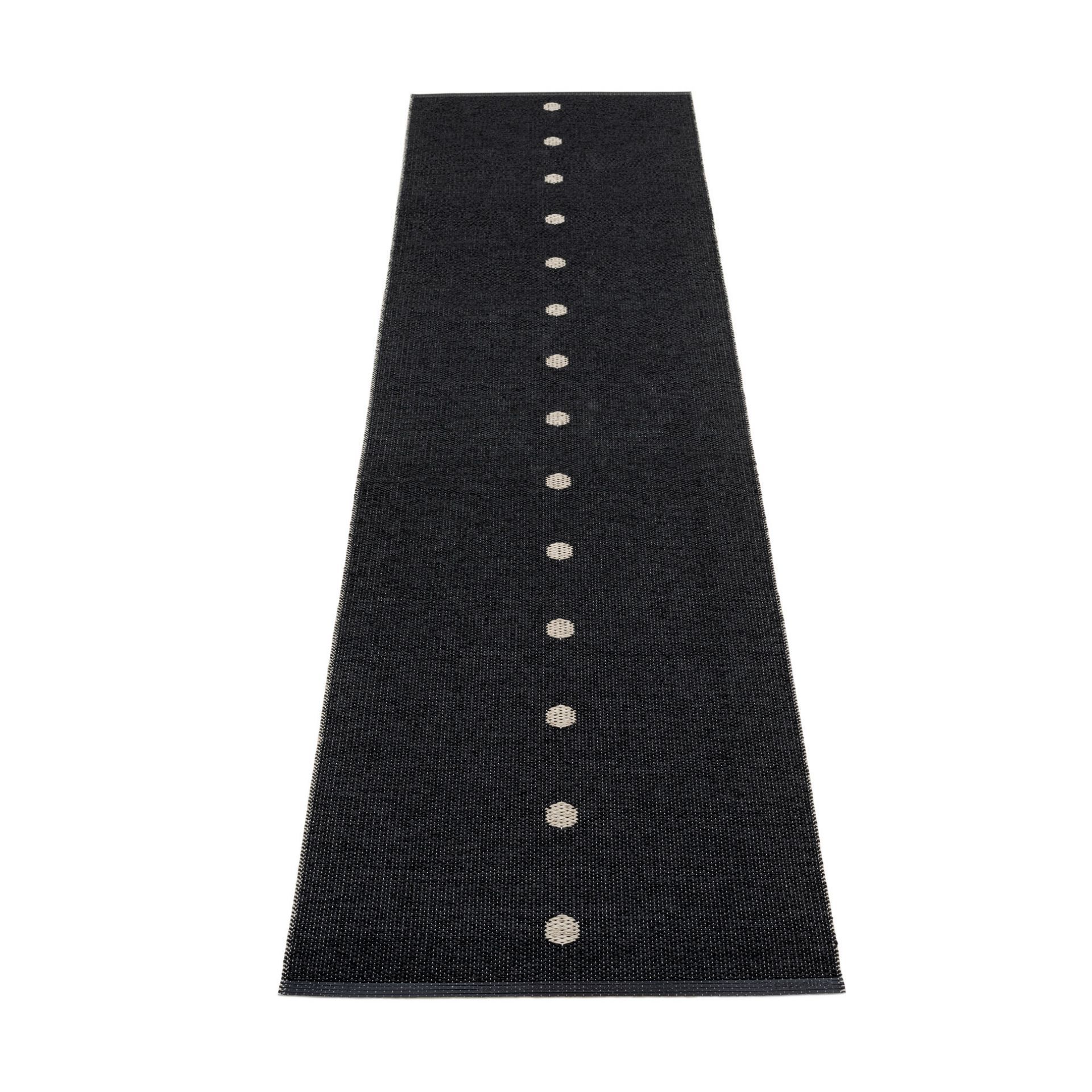 Peg Plastique Tapis 70x280 cm Noir - Vanille Pappelina OFFRE SPECIALE