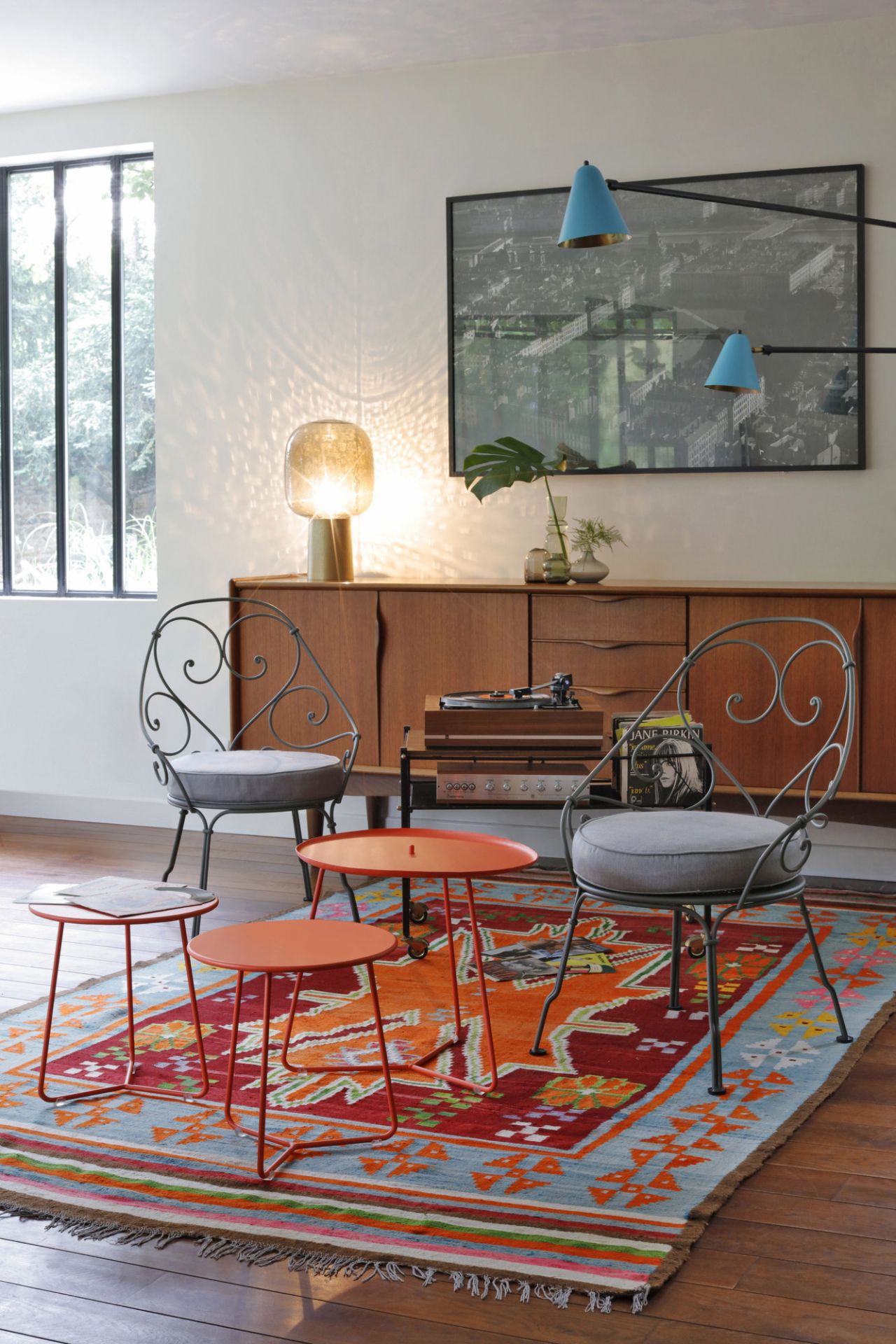 Cocotte petite de plein air table Fermob Rouge coquelicot Cocotte petite de plein air table Fermob Rouge coquelicot