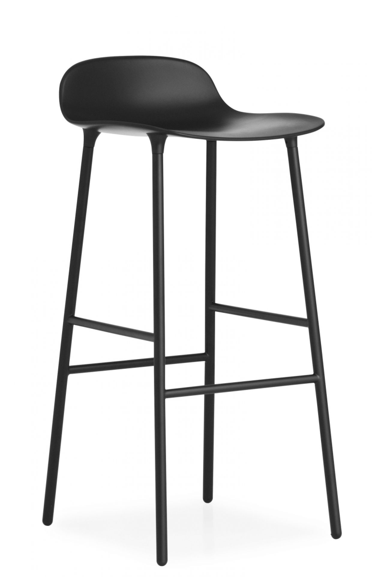 Form Barstool tabouret de bar H 75 cm Acier Normann Copenhagen