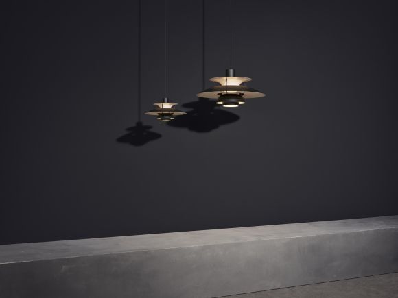 PH 5 Mini Monochrome Lampe suspension Louis Poulsen Pale Blush