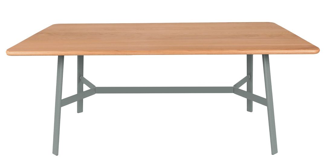 SO'O / SO O Table de salle à manger en chêne 180 × 90 cm Intérieur Fermob