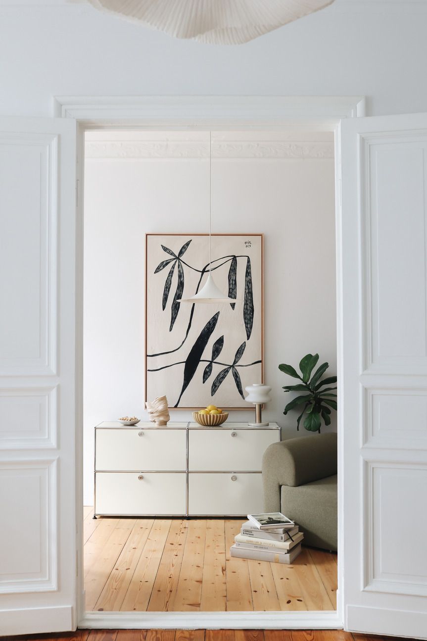 USM Haller Sideboard E2 buffet avec 4 portes pliantes