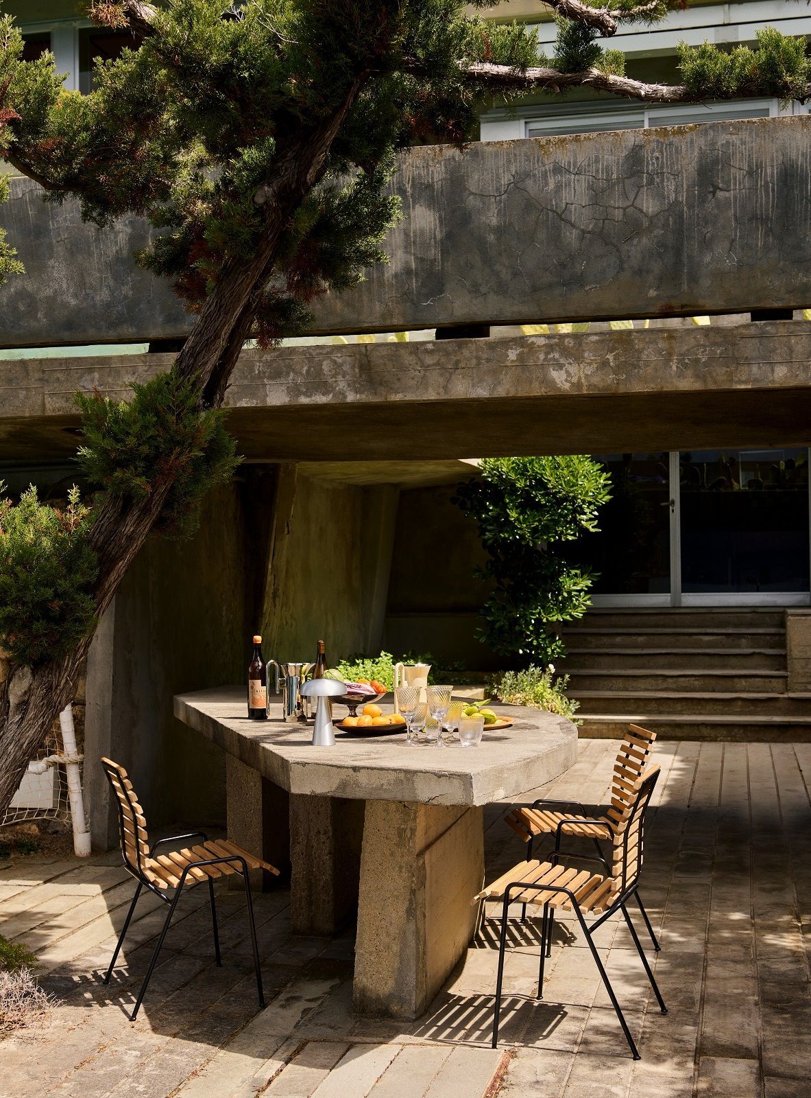 RFH Robin Day RD4 Outdoor Dining Chair Chaise de salle à manger AndTradition