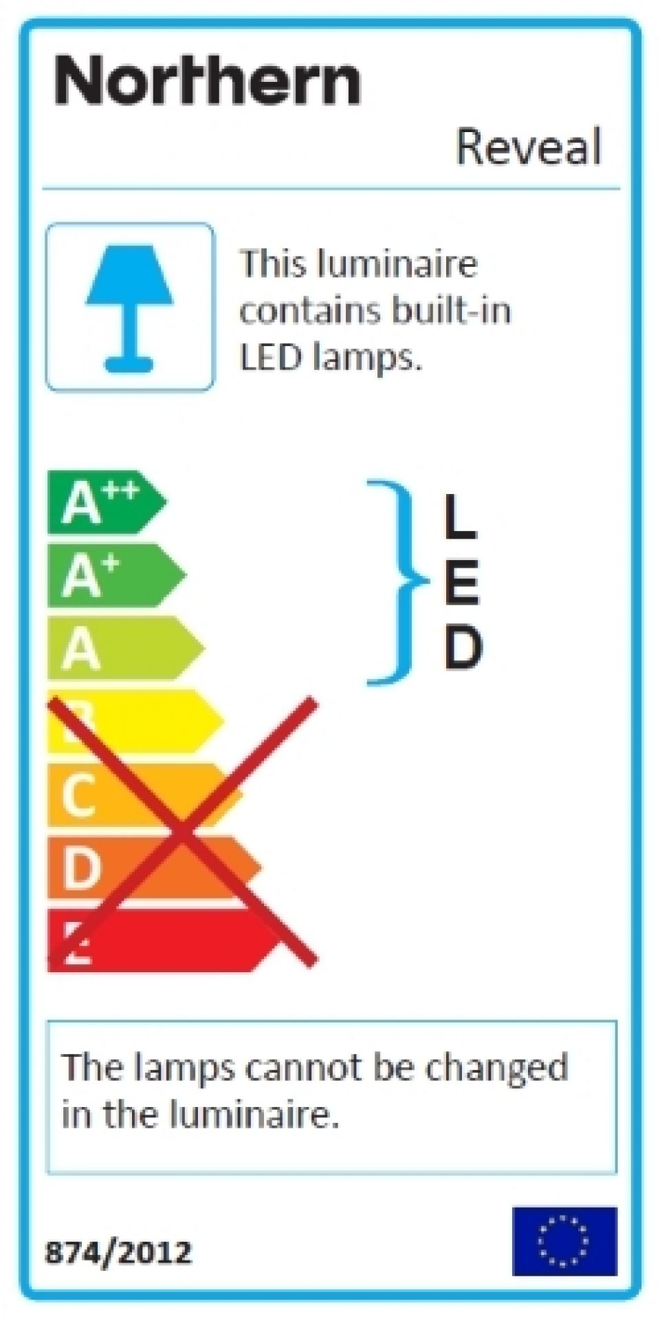 Reveal Lampe de suspendue Northern