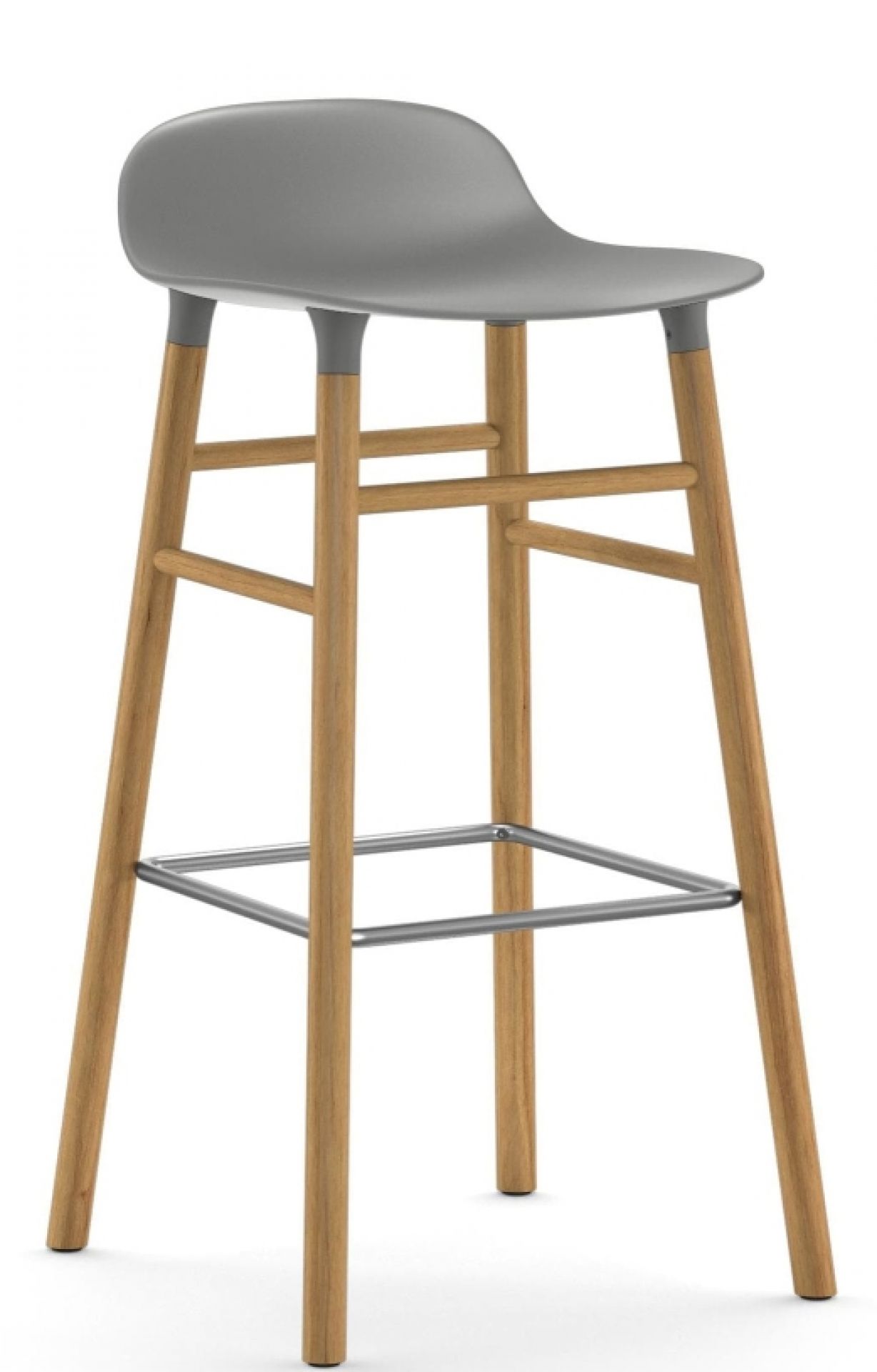 Form Barstool tabouret de bar H 75 cm Bois Normann Copenhagen
