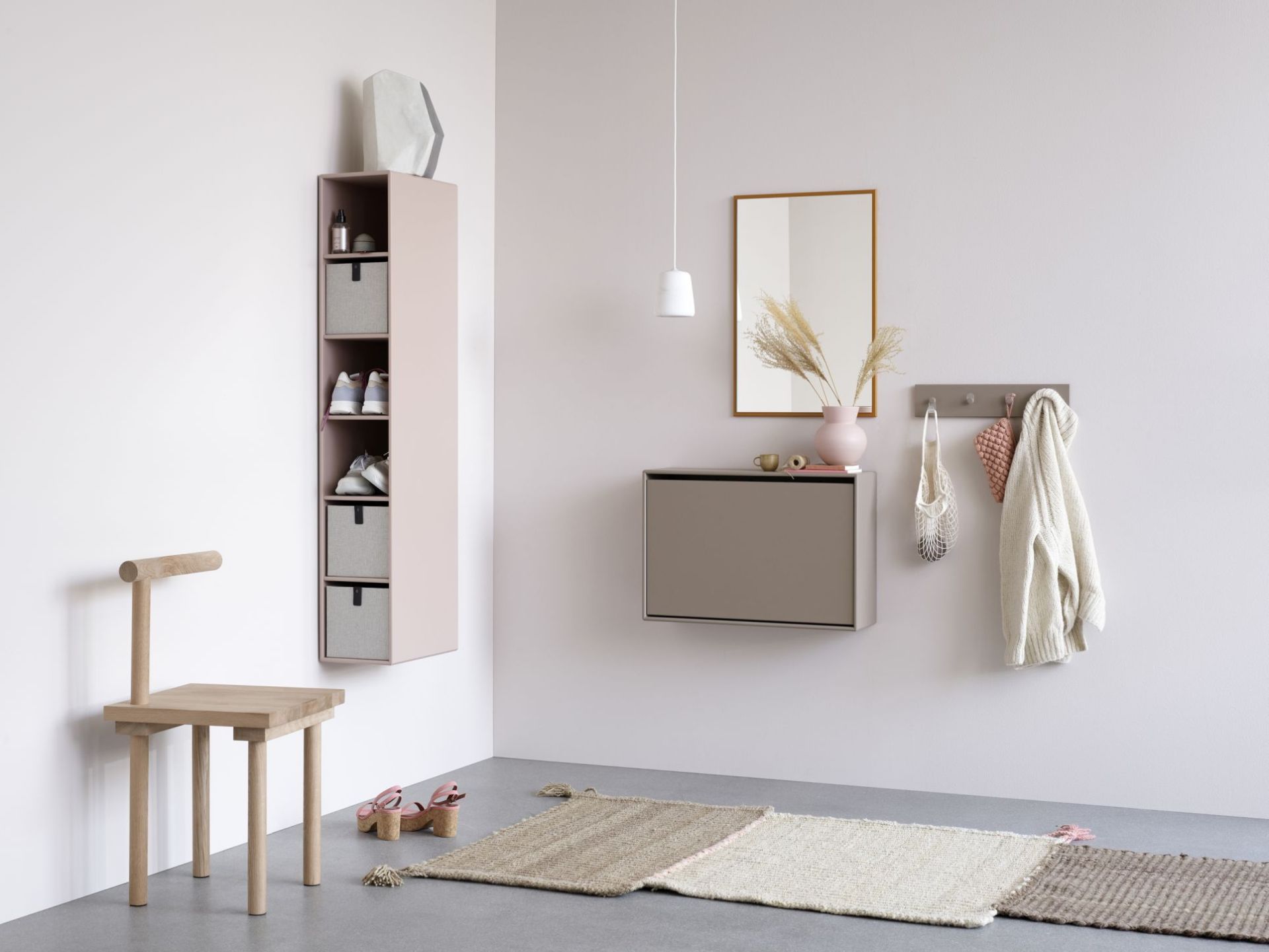 Hide Armoire à chaussures Oat Montana QUICK SHIP