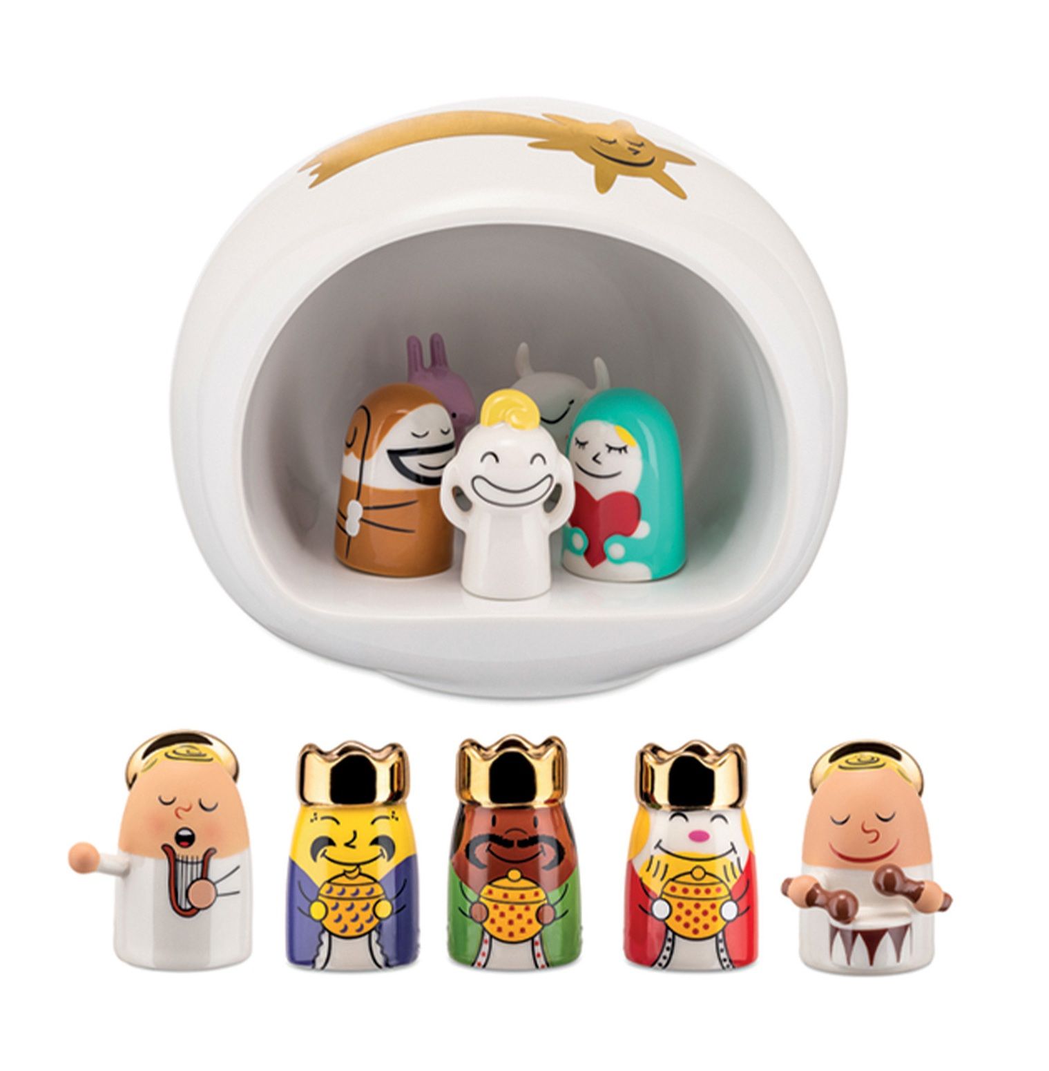 AMGI10SET Presepe Group Crèche de Noël Alessi