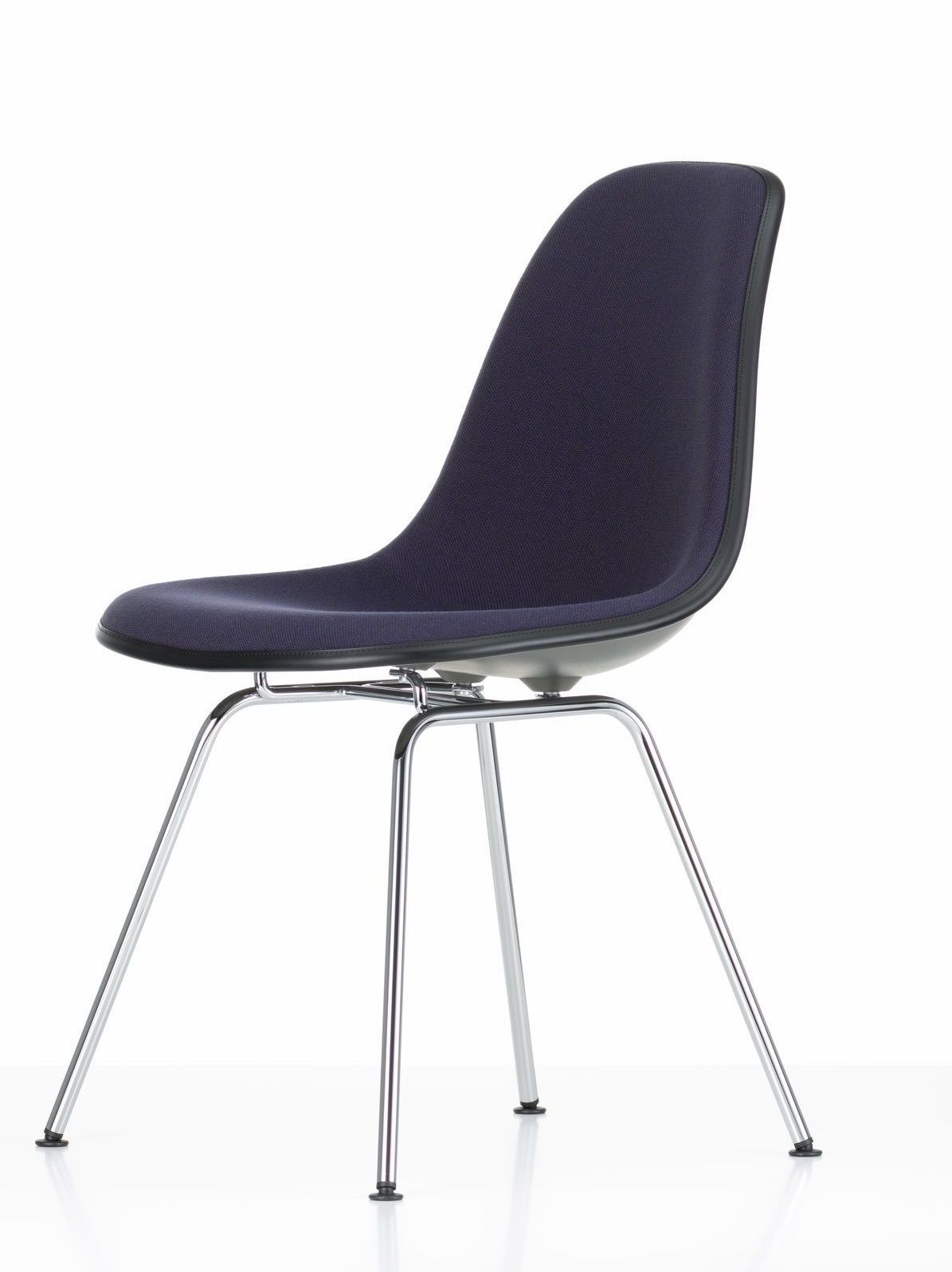Eames Plastic Side Chair DSX Chaise entièrement rembourrée Vitra