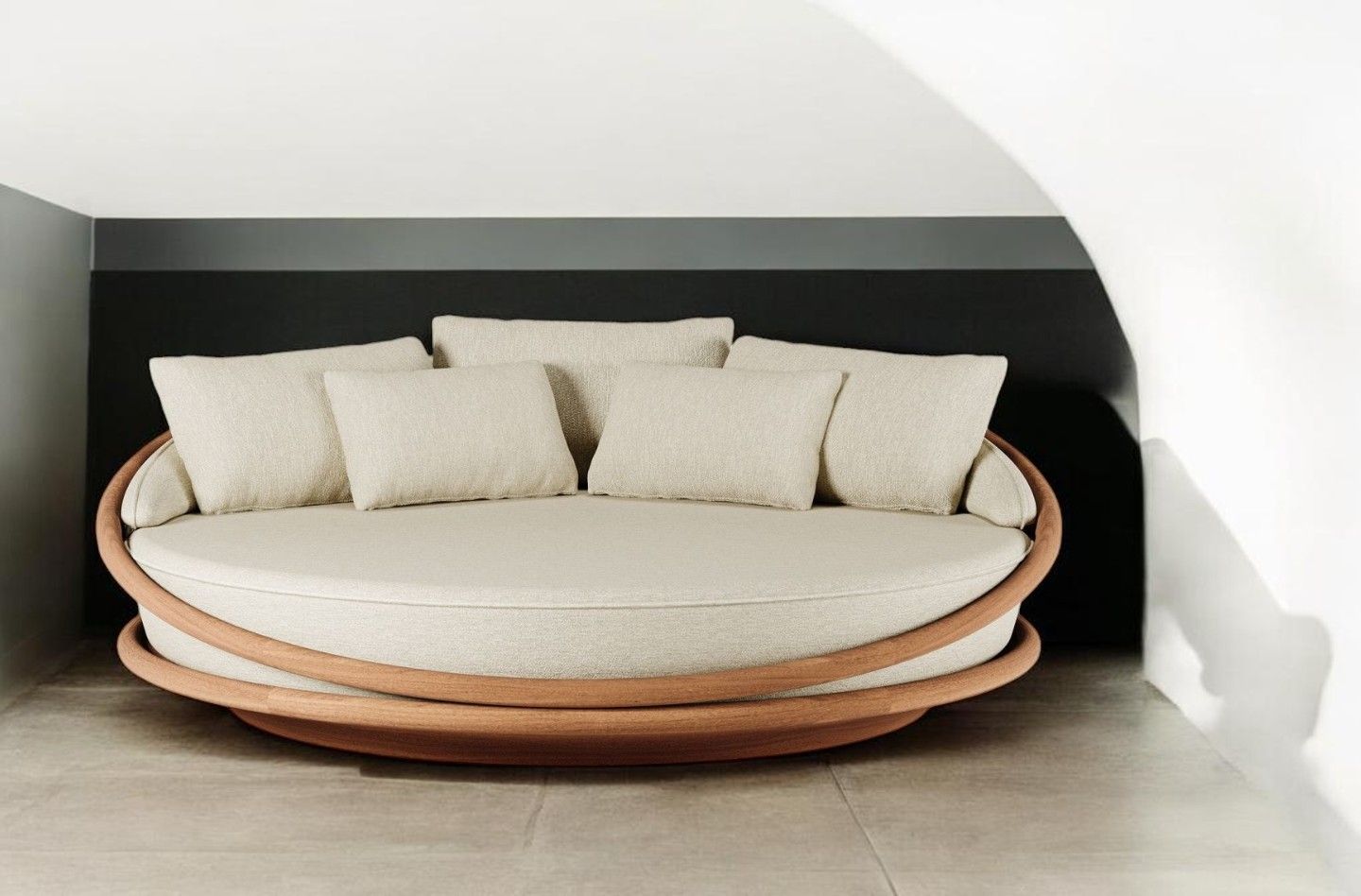 Chaise longue de jardin Solis Morpho