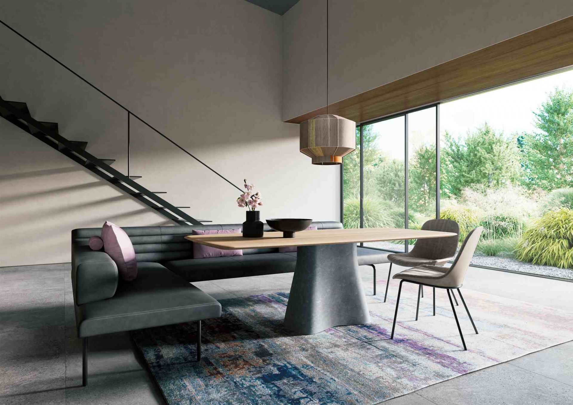 Ison Banc d'angle indépendant Walter Knoll