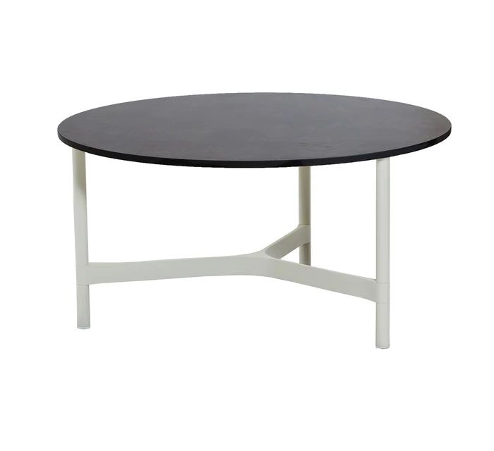 Twist Table d'appoint Aluminium Large Blanc Cane-Line