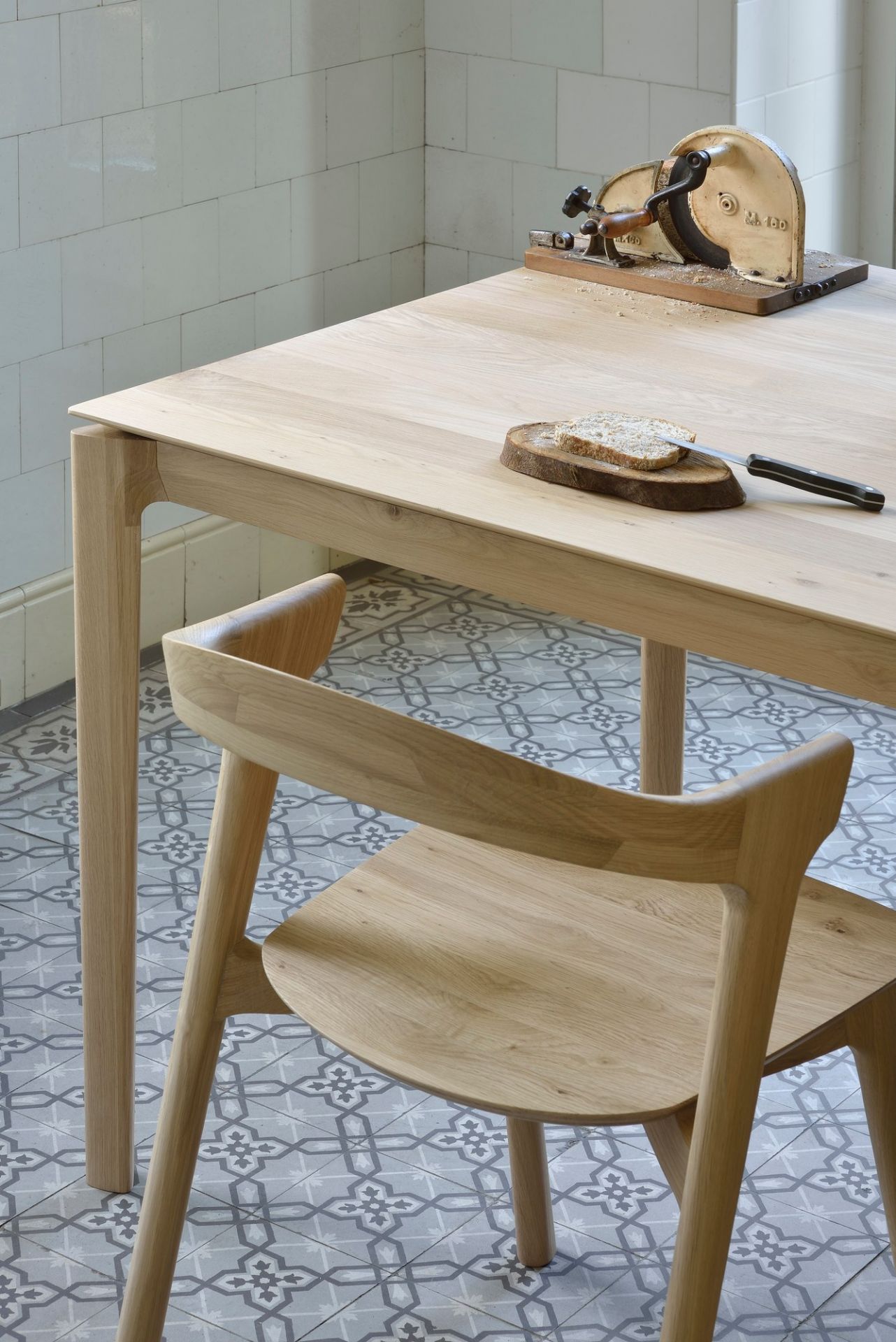 Bok chaise de chêne sans accoudoirs Ethnicraft