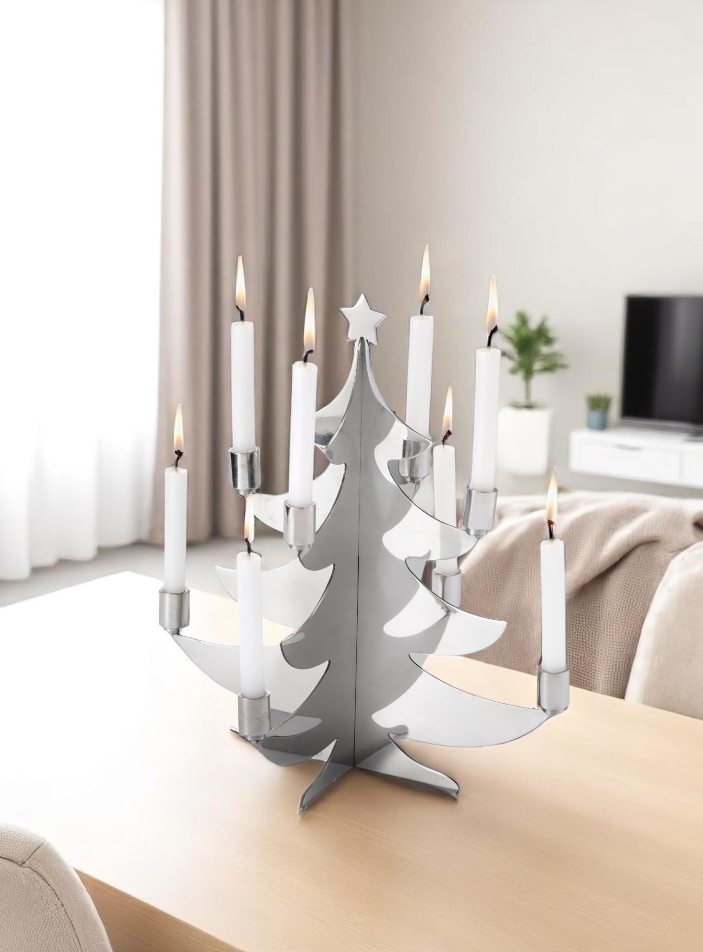 Grenoble Arbre de Noël pour bougies Philippi