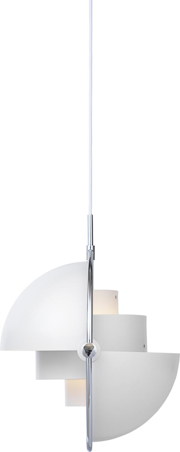 Multi-Lite Suspension Blanc / Chrome Gubi Multi-Lite Suspension Blanc / Chrome Gubi
