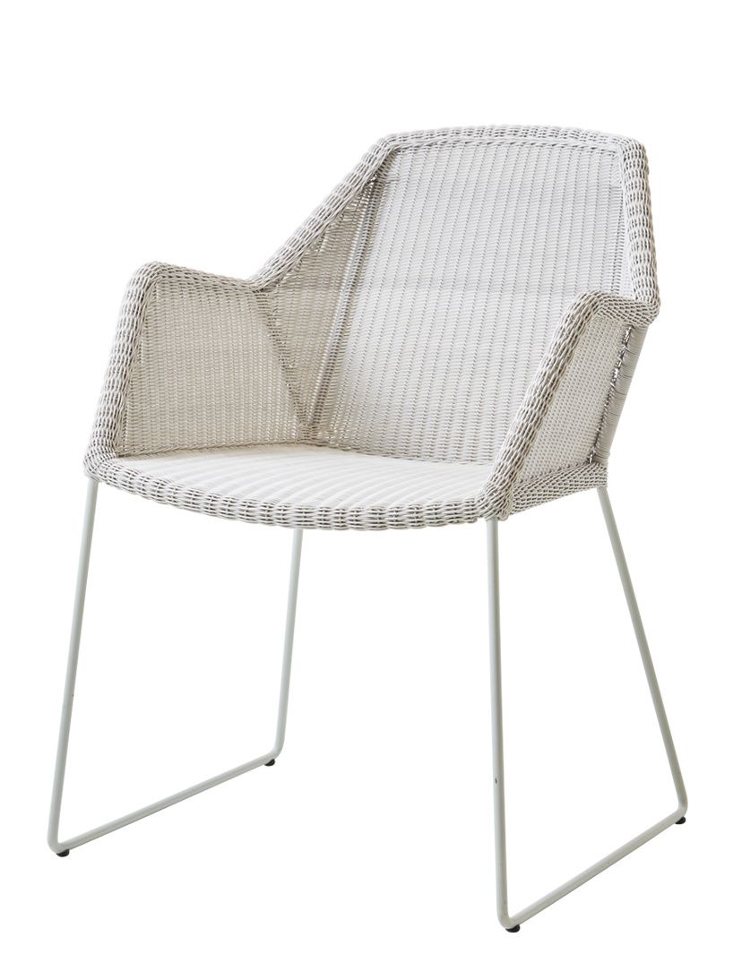 Breeze Outdoor Chaise piètement à patins Cane-Line