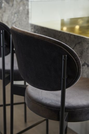 Series 430 Bar Stool Tabouret de bar 75 cm NOIR / REMIX 123 Verpan OFFRE SPECIALE