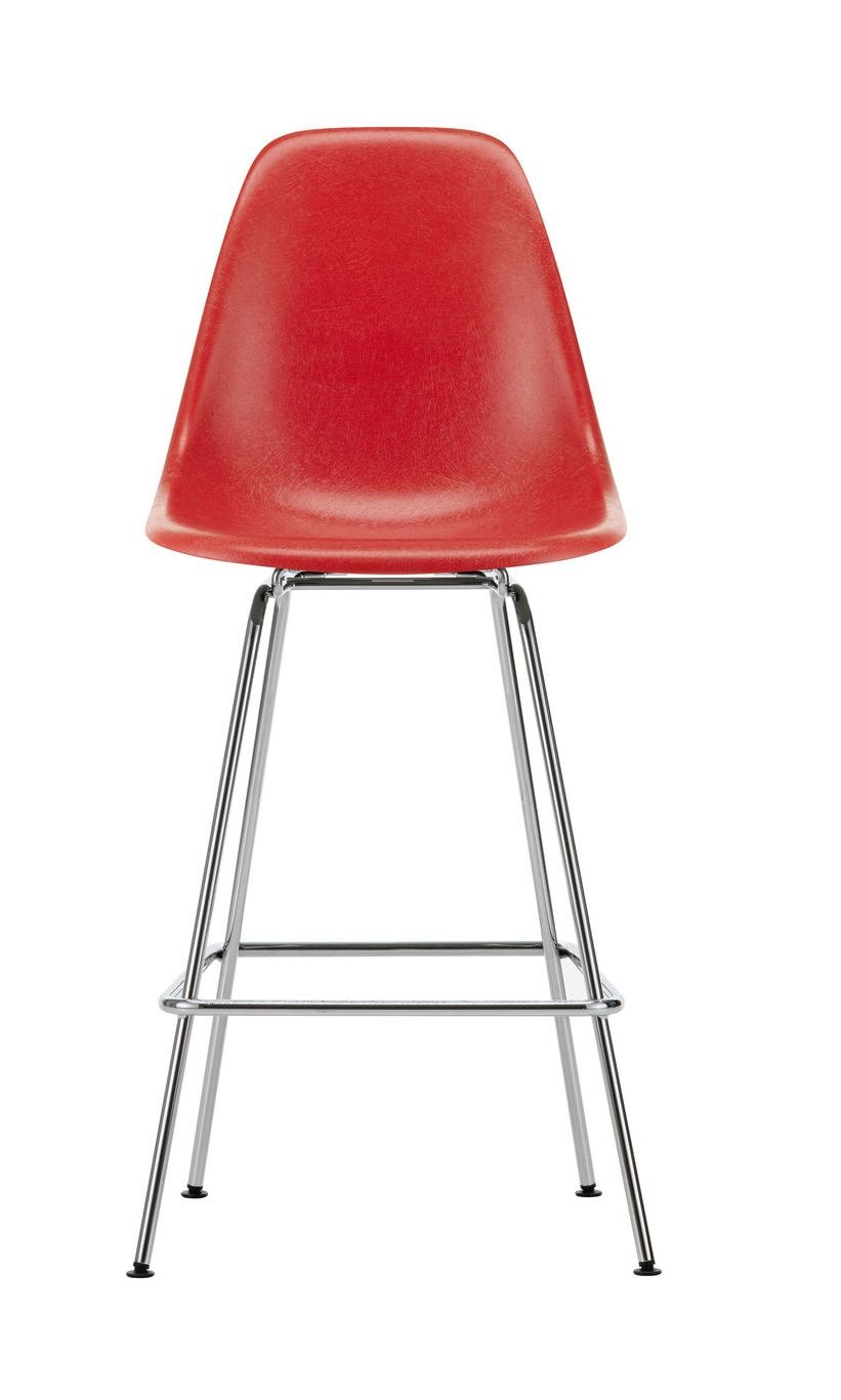 Eames Fiberglass Bar Stool Medium Tabouret de bar Vitra
