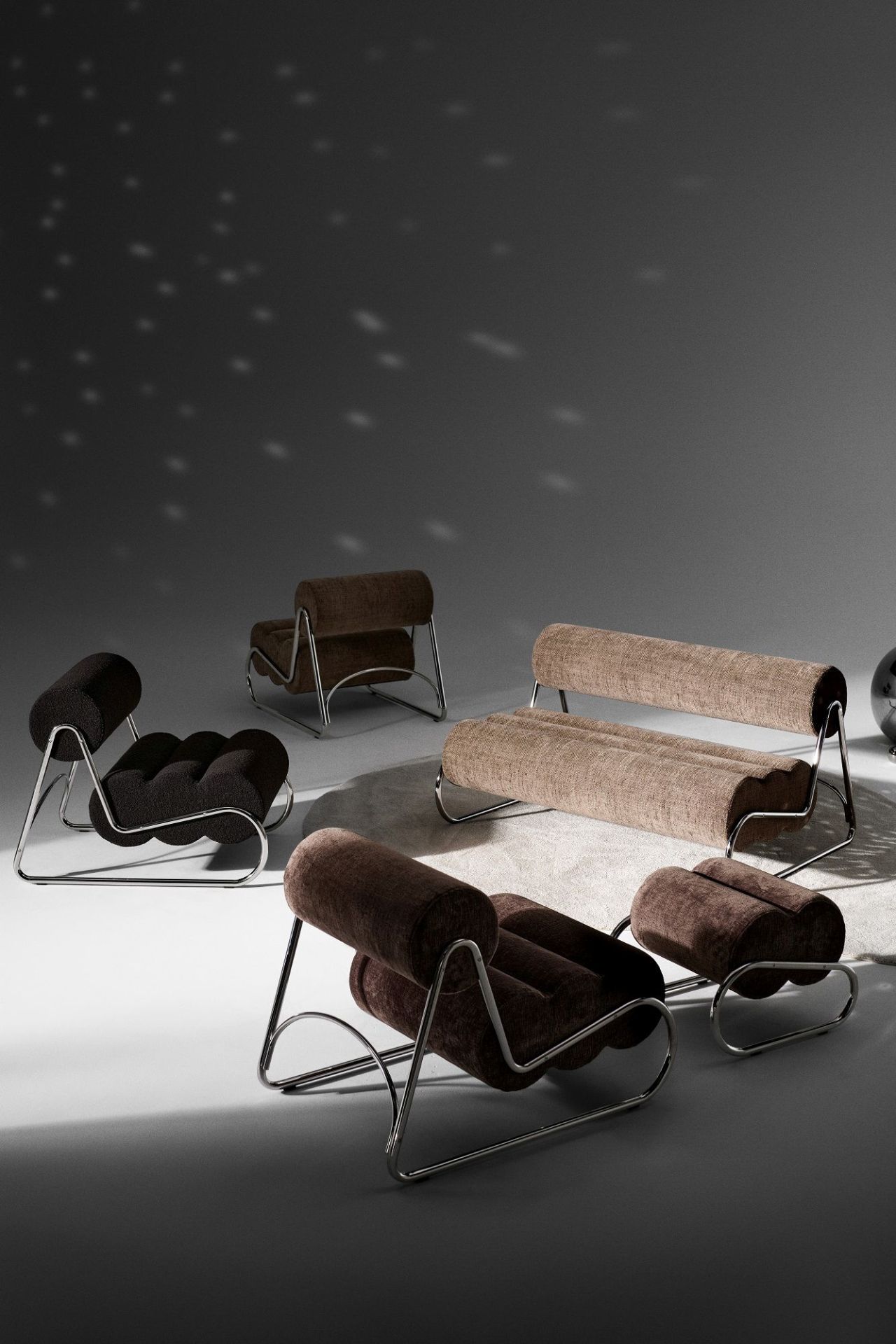 Fave Canapé 2 places piètement noir Norr11 