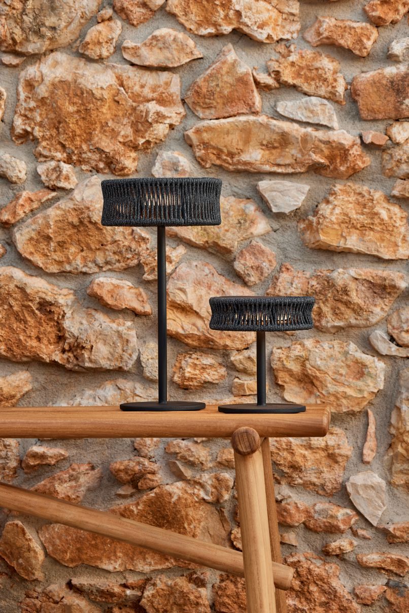 Illusion Outdoor Lampe de table Gris lave Cane-Line