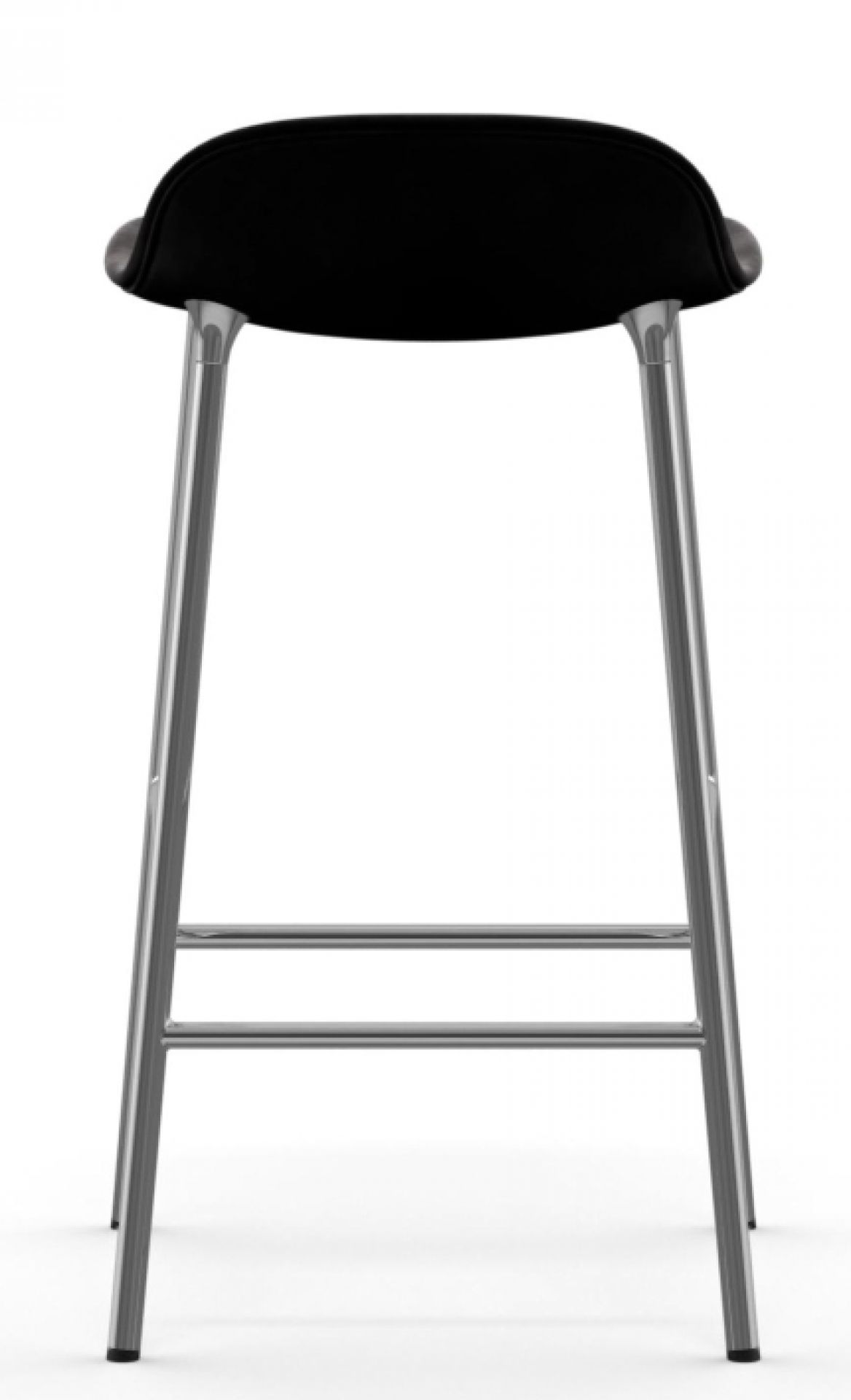 Form Barstool tabouret de bar H 65 cm Acier Rembourré Normann Copenhagen
