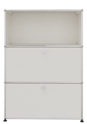 USM Haller Highboard 1 Open / 2 Flaps Blanc pur - FAST DELIVERY