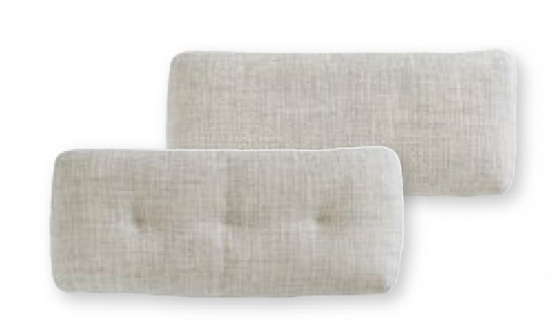 Grand coussin Ortie et Soie Rectangulaire Safran