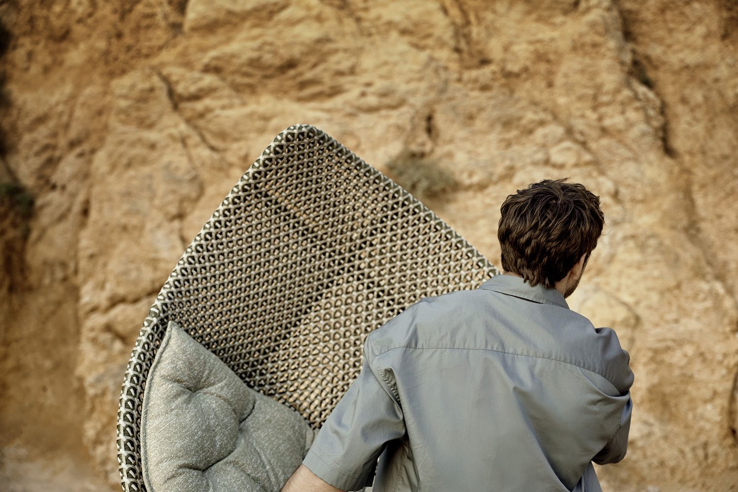 Mbrace Outdoor Wing chair Fauteuil à haut dossier Dedon