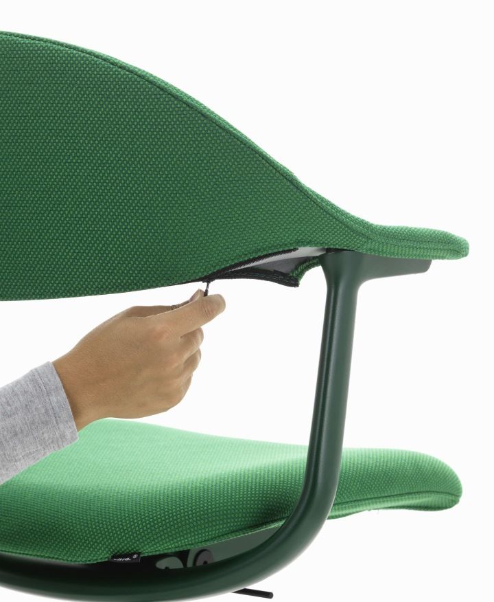 Mynt dossier et assise plastique Chaise de bureau Vitra