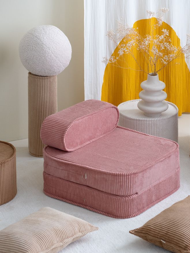Fauteuil pliant pour enfants Wigiwama Pink Mousse