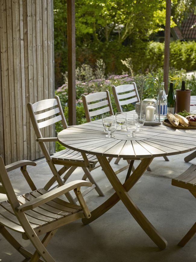 Selandia Armchair Fauteuil d'extérieur Skagerak by Fritz Hansen
