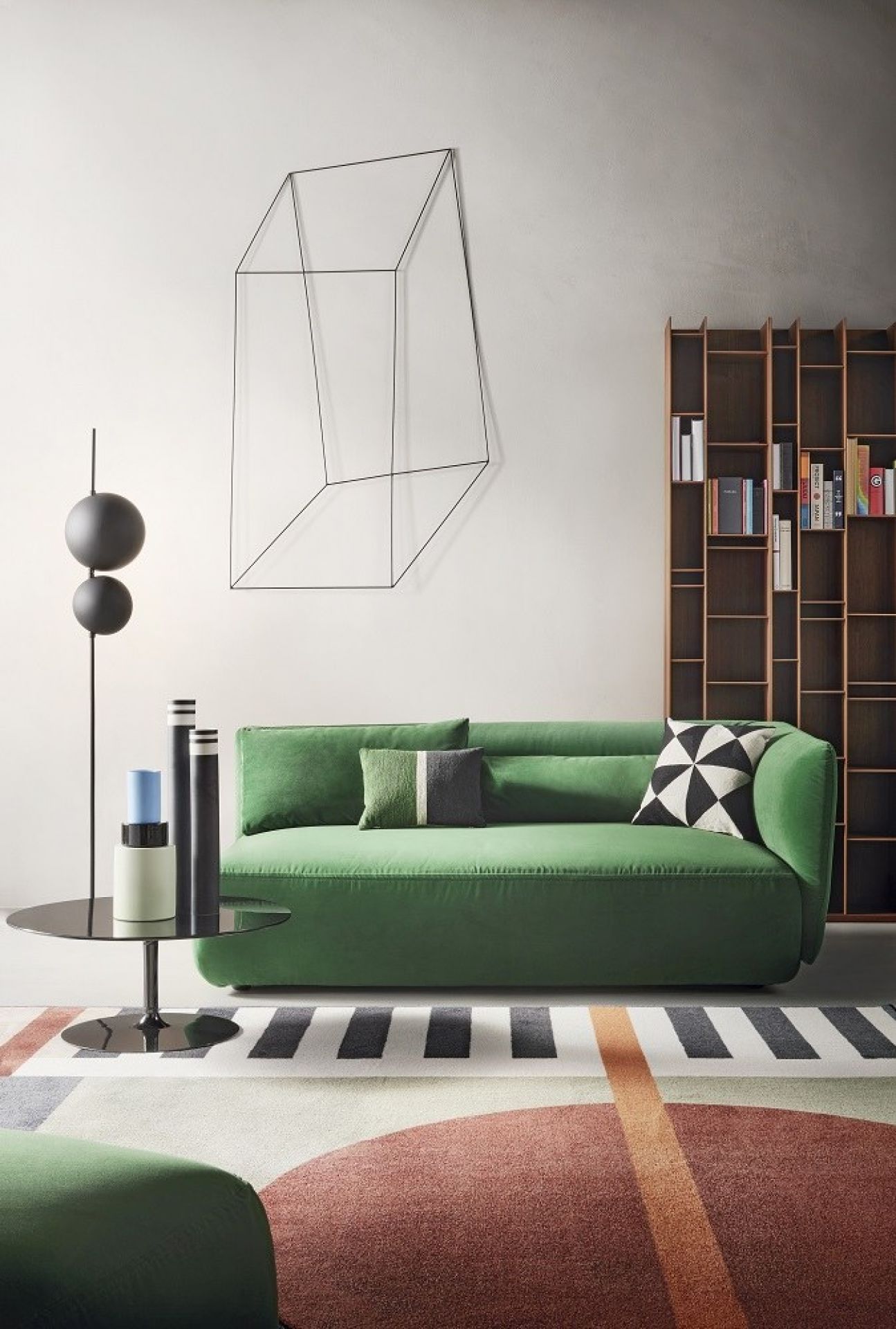 Random Wood Bookcase Bibliothèque 3C MDF Italia