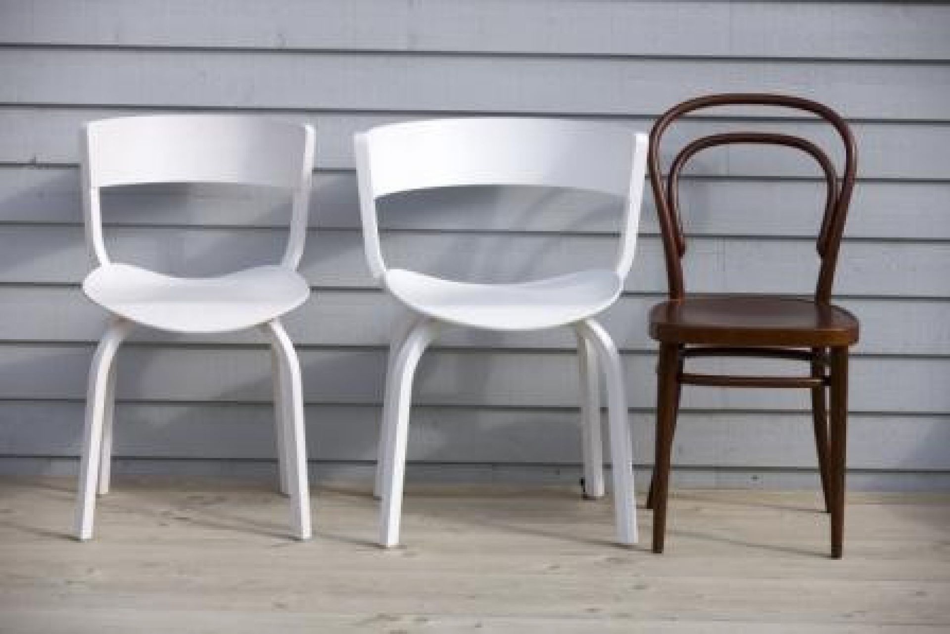214 M / 214M Chaise en bois courbé - Café chaise Thonet