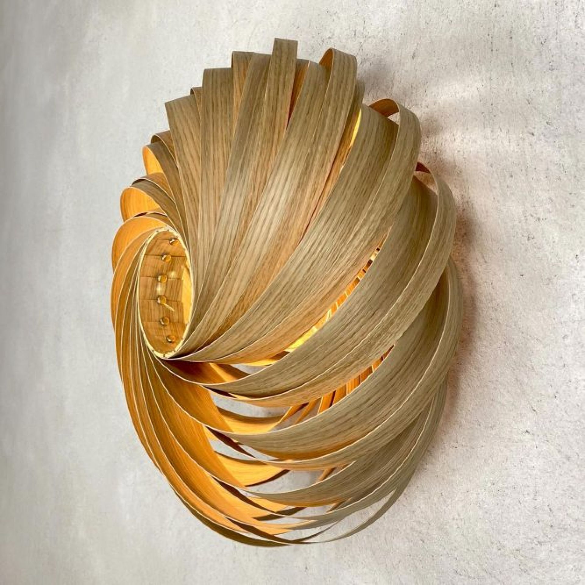 Veneria applique murale Chêne Ø50 cm Gofurnit