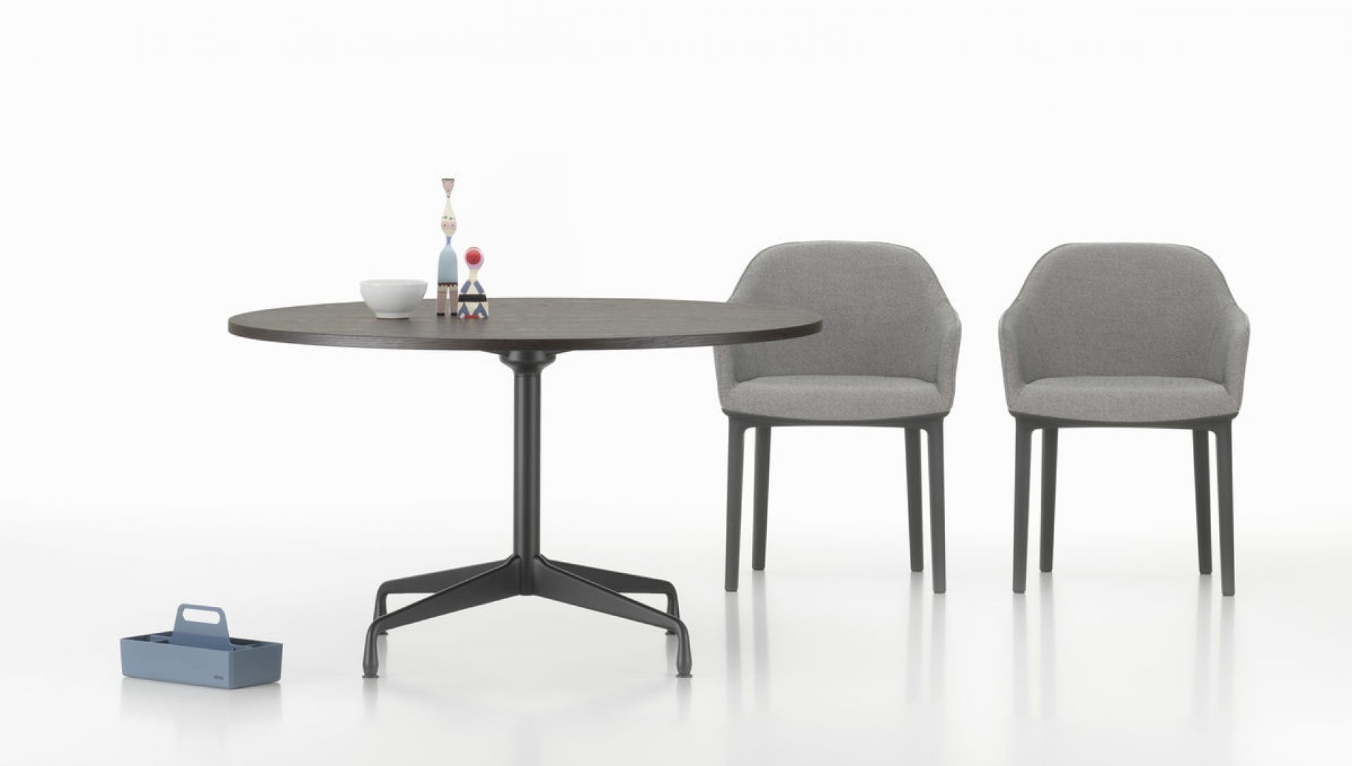 Softshell Chair pied à quatre pattes Chaise Vitra