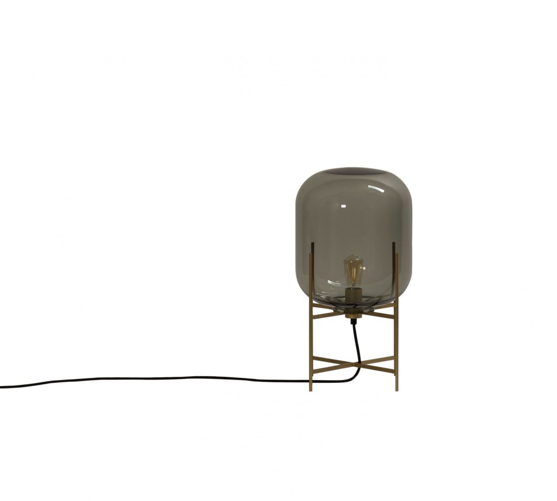 Oda Small lampe de table gris fumé  Pulpo