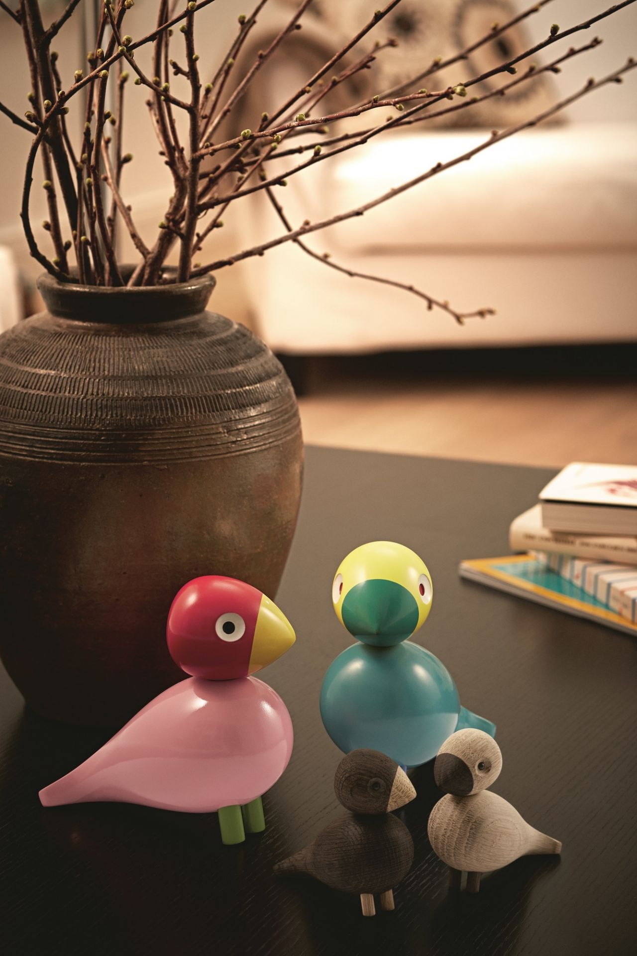 Songbirds Oiseau chanteur Figure en bois Kay Bojesen Sunshine