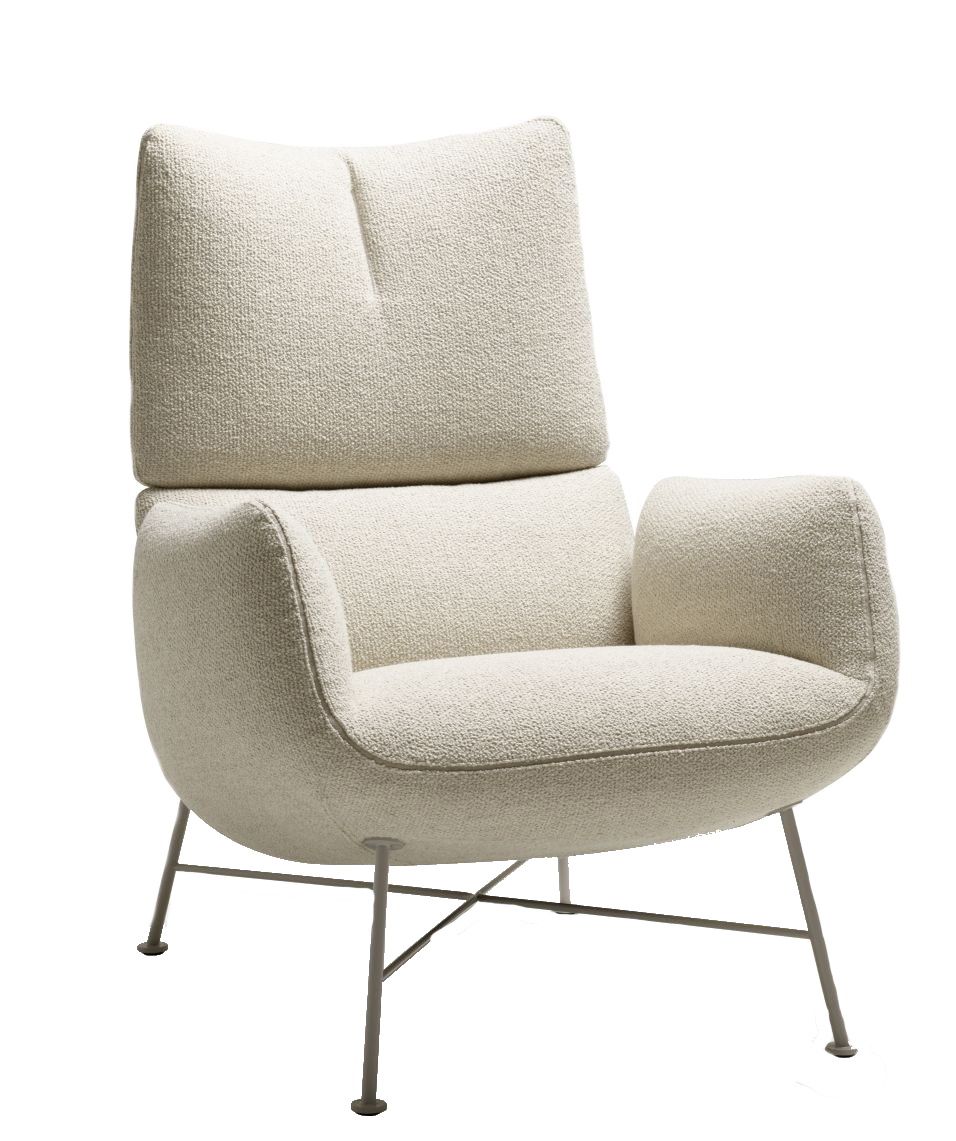 Jalis Lounge Fauteuil 4 pieds structure fil Cor