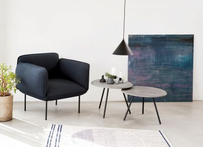 Soround Coffee Table Table d'appoint Ø60x44 cm Charcoal Woud OFFRE SPECIALE