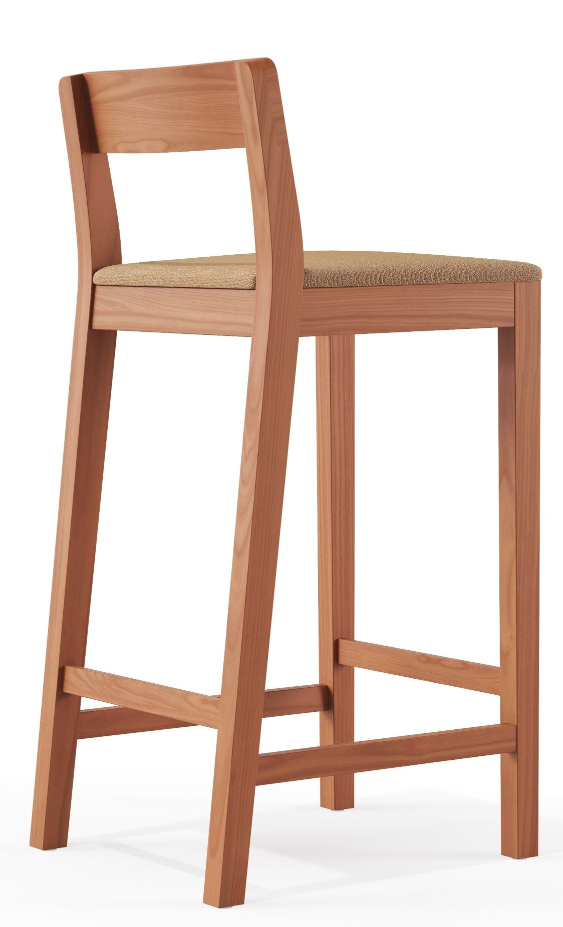 Sit tabouret de bar en bois avec coussin d'assise Zeitraum