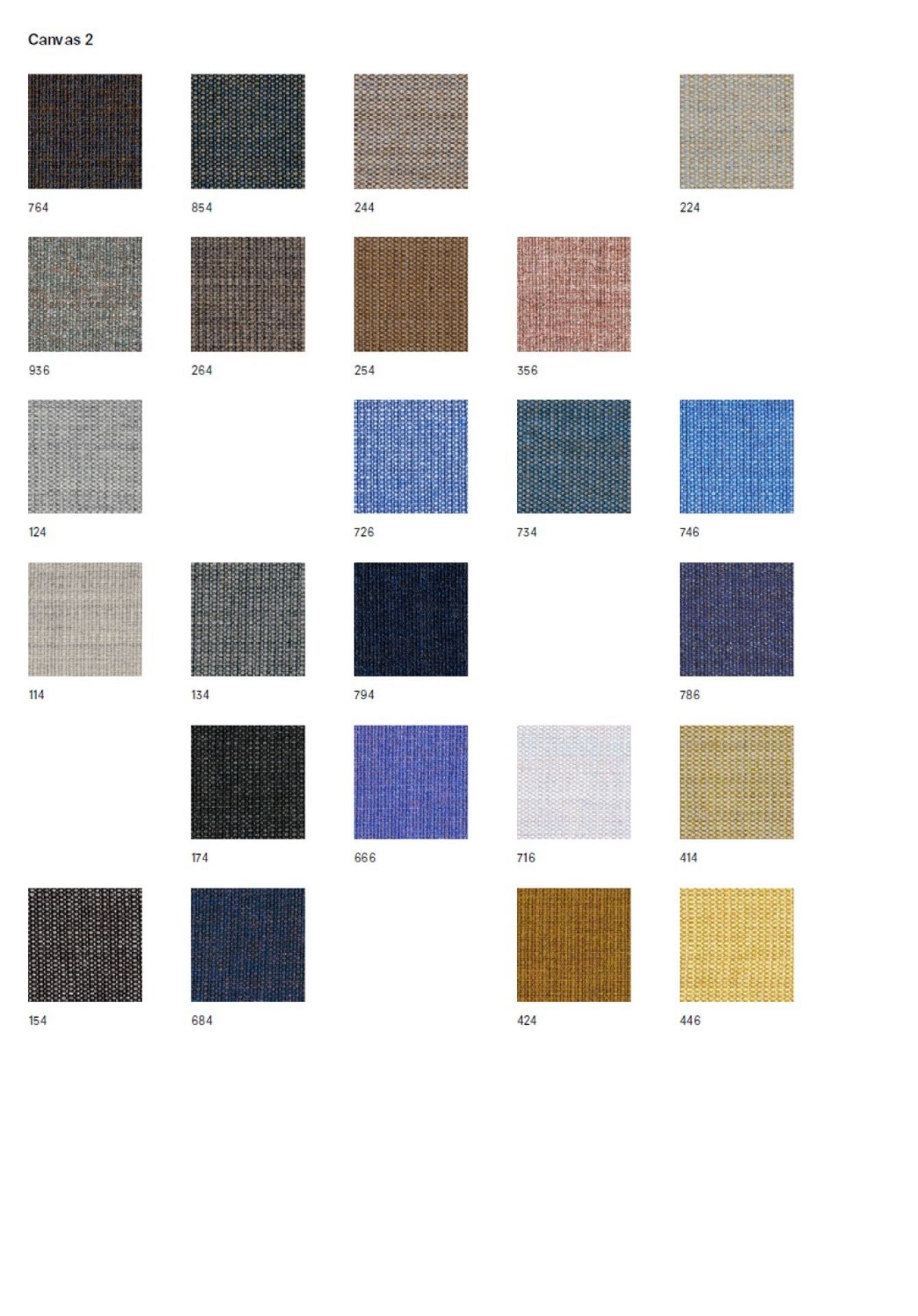 Carte échantillon Toile Kvadrat