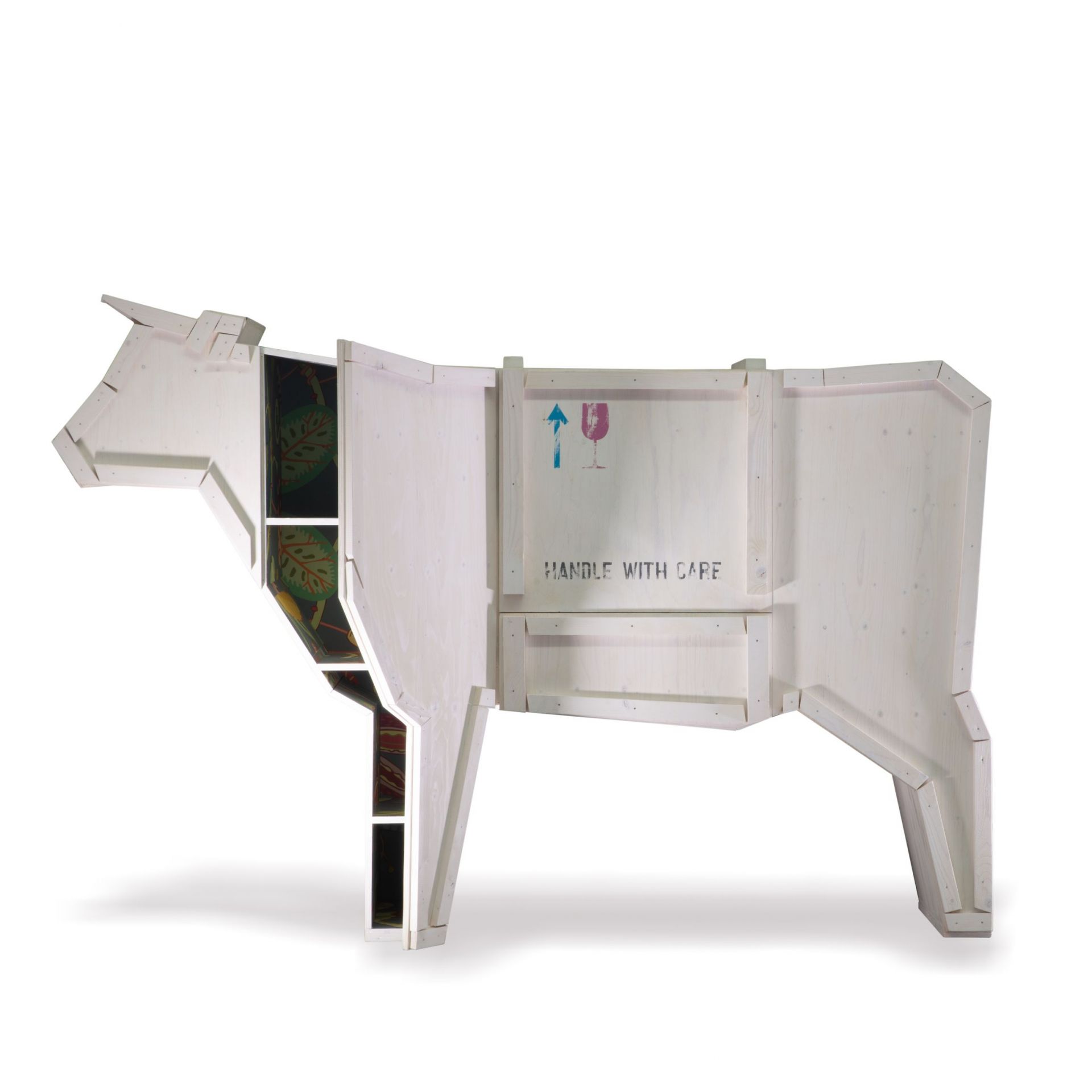 Sending Animals 2.0 Cow armoire blanc Seletti
