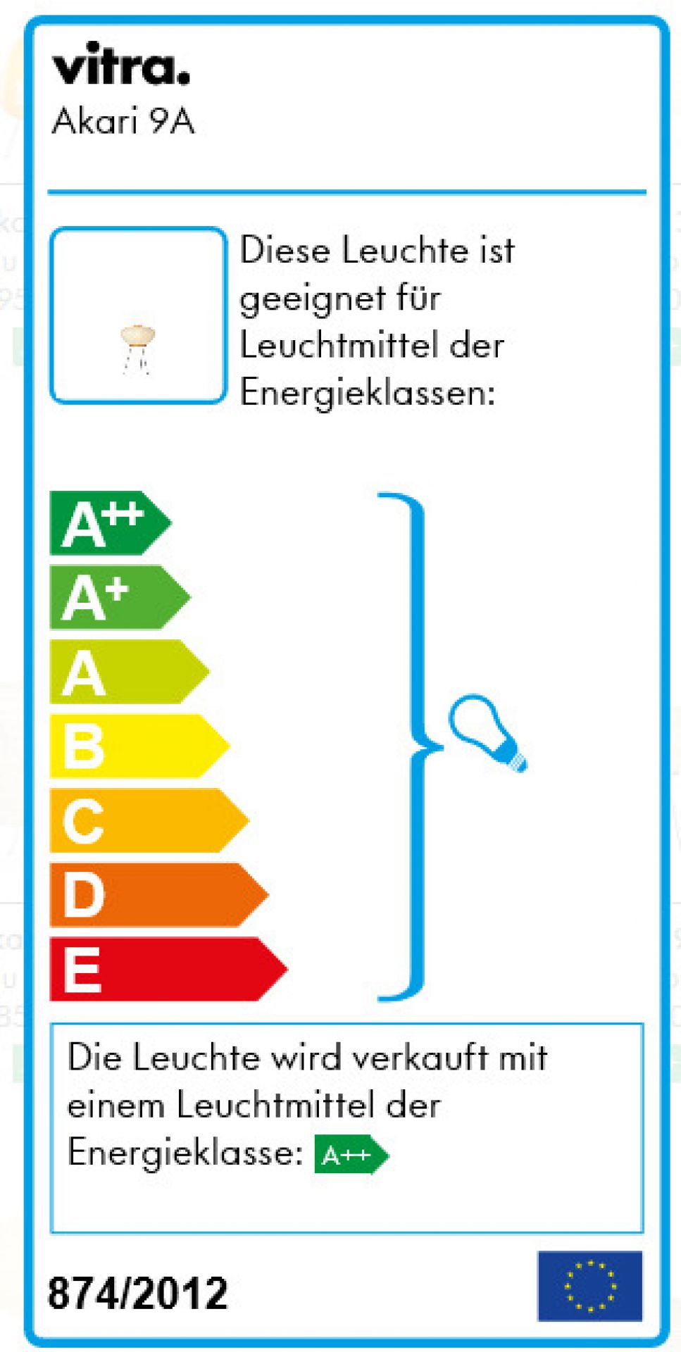 Akari Lampe de table 9A Vitra