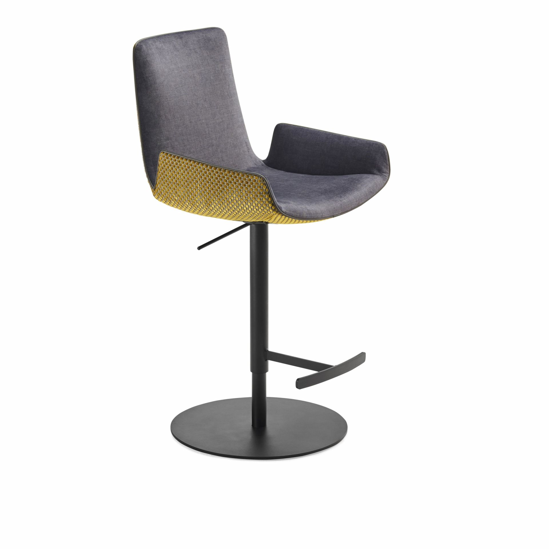 Amelie fauteuil de bar accoudoirs bas Freifrau Manufaktur