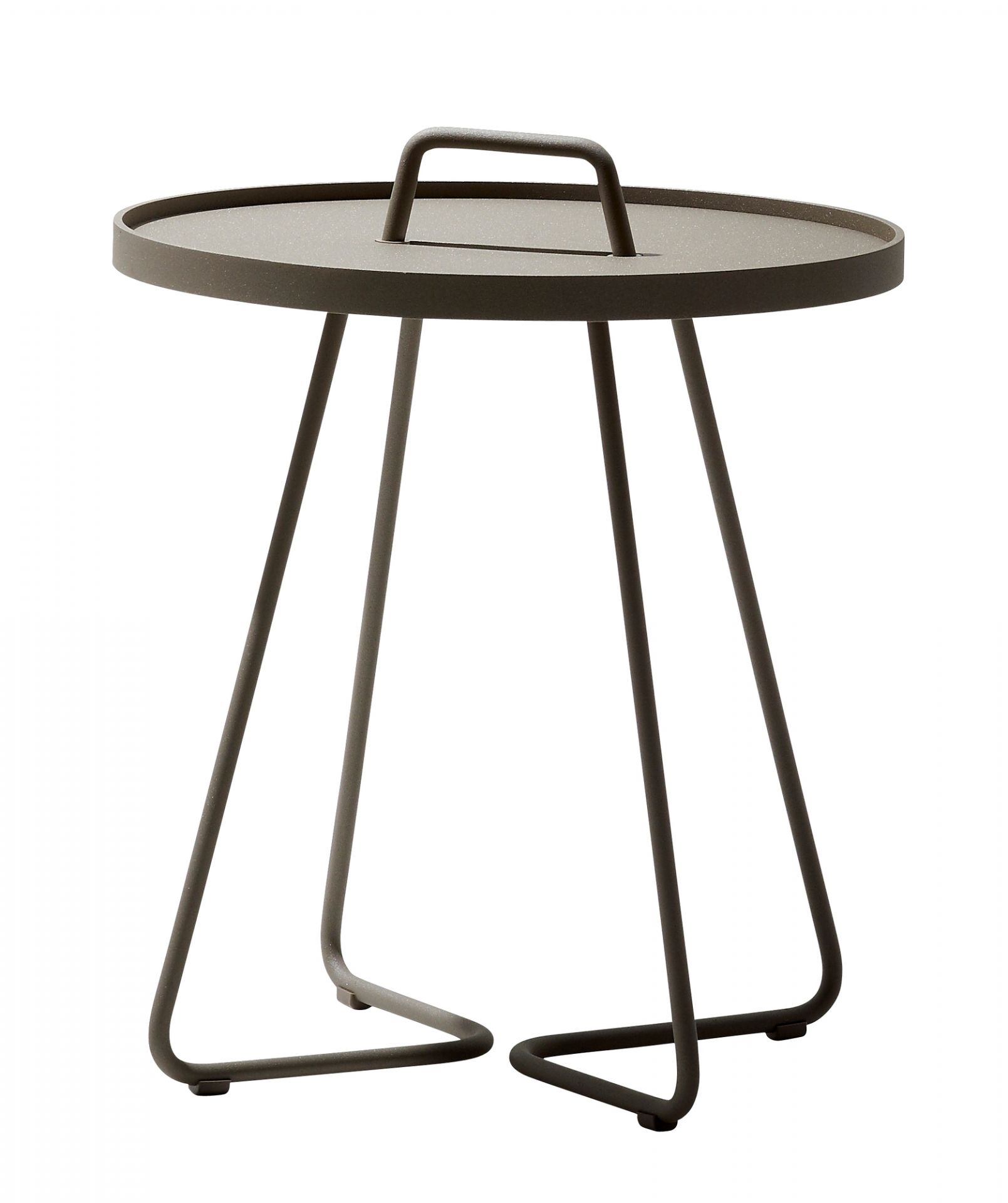 On-The-Move Outdoor table d'appoint petit taupe Cane-Line
