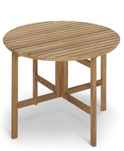 Selandia Table Ø 94 Table d'appoint pliante Outdoor Skagerak by Fritz Hansen