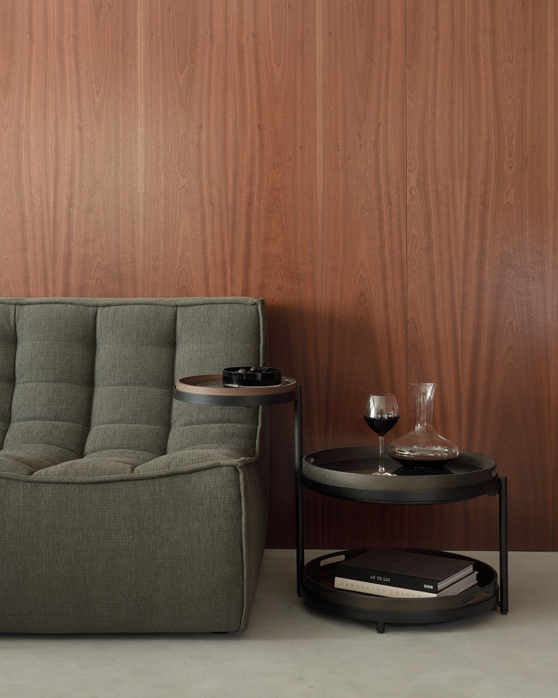 N701 Canapé 2 places gris foncé Ethnicraft