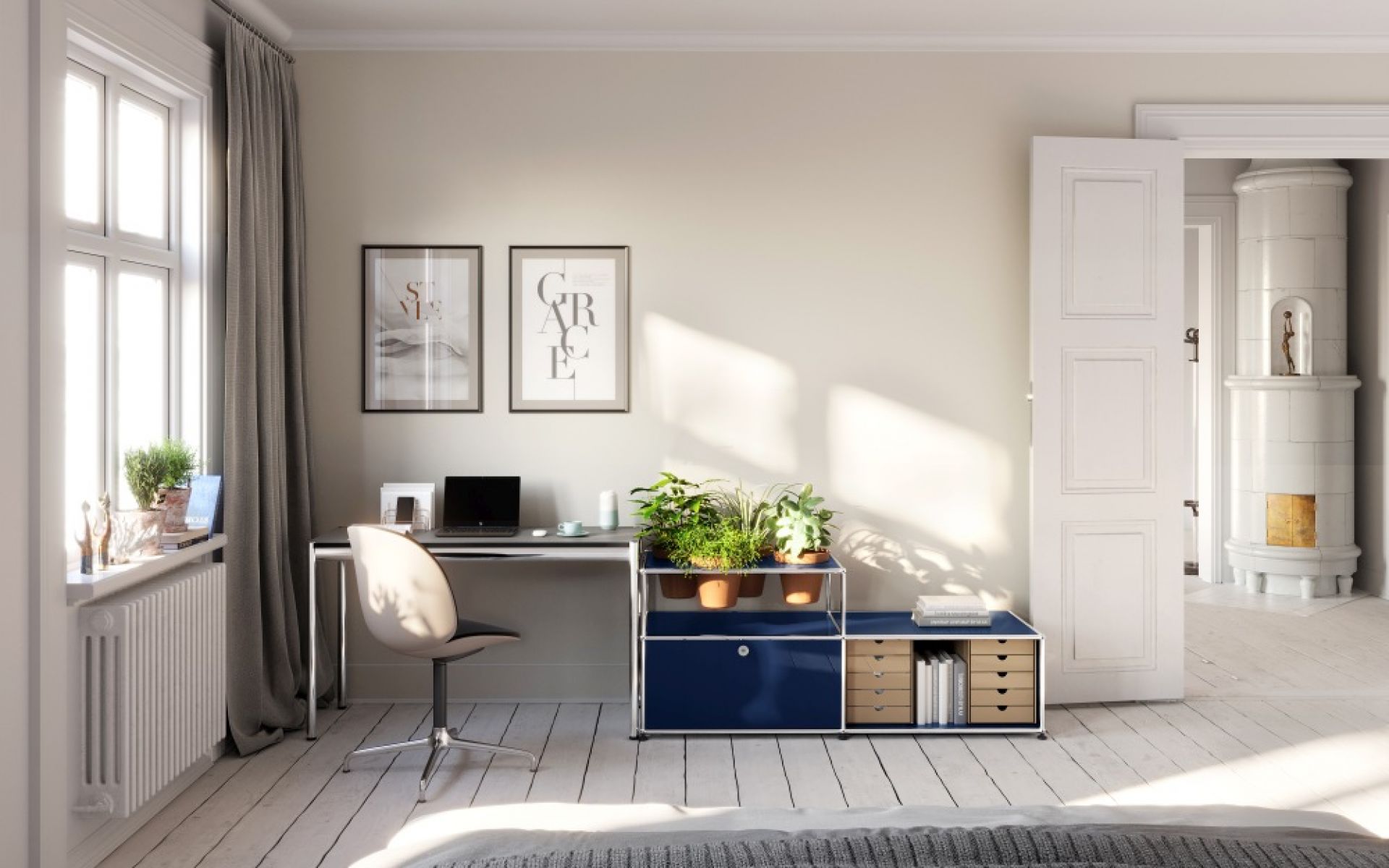 USM HALLER Table 125 x 50 cm Home Office