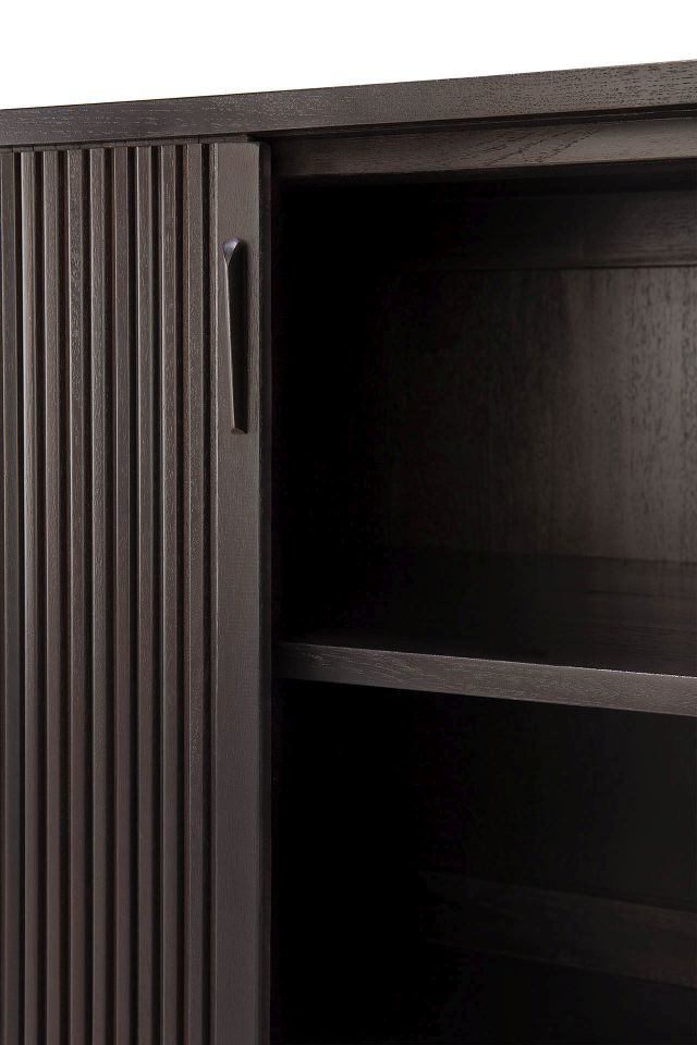 Roller Max buffet avec 2 portes teck noir Ethnicraft